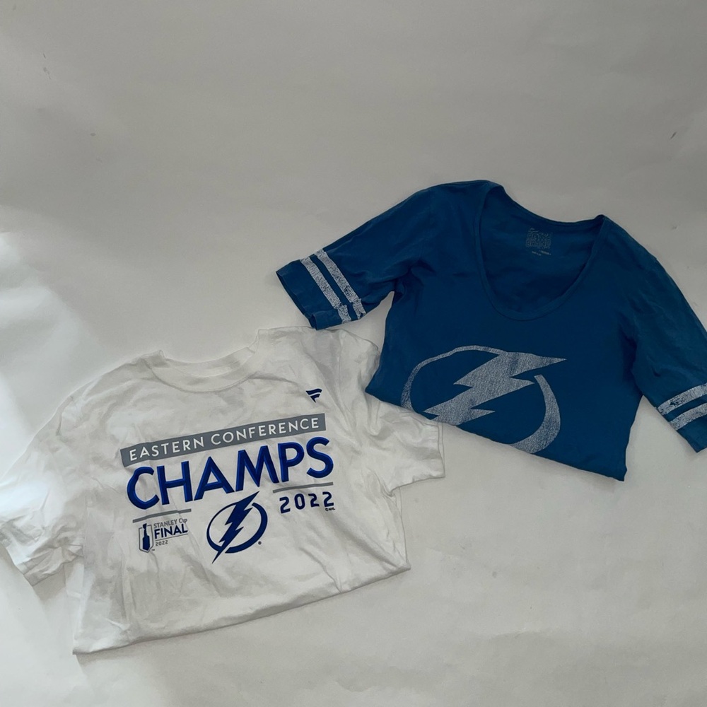 Tampa Bay Lightening t shirt bundle of 2